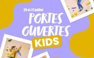 PORTES OUVERTES KIDS : ré-édition les 20 et 21 juillet !